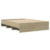 vidaXL Bedframe zonder matras hout sonoma eikenkleurig 120x200 cm