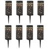 vidaXL Buitenzonne-lampen met grondpin 8 pcs Warmwit 29 cm PP