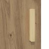 vidaXL Dressoir Artisan Eiken 70 x 34 x 90 cm Bewerkt hout