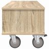 vidaXL TV-standaard Sonoma Eiken 100 x 35 x 35 cm Bewerkt hout