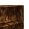 vidaXL Boekenkast 60x30x189 cm bewerkt hout gerookt eikenkleurig