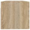 vidaXL Wandkast 100x36,5x35 cm bewerkt hout sonoma eikenkleurig