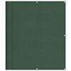 vidaXL Balkonscherm 120x800 cm 100% oxford polyester donkergroen
