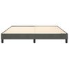 vidaXL Boxspring bed 180x200 cm fluweel donkergrijs