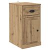 vidaXL Bijzetkast Artisan Eiken 40 x 50 x 75 cm Bewerkt hout