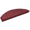 vidaXL Zelfklevende Trapmatten 15 st 65 x 21 x 4 cm Non-Slip Rood