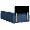 vidaXL Boxspring met matras stof blauw 120x190 cm