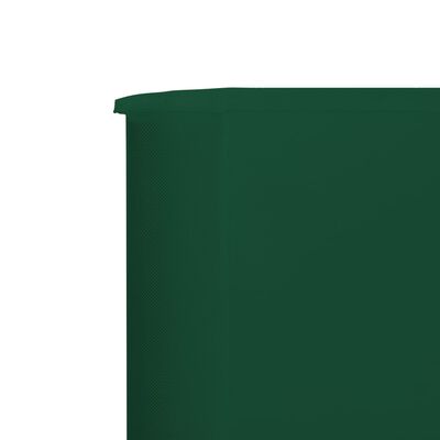 vidaXL Windscherm 3-panelen 400x120 cm stof groen