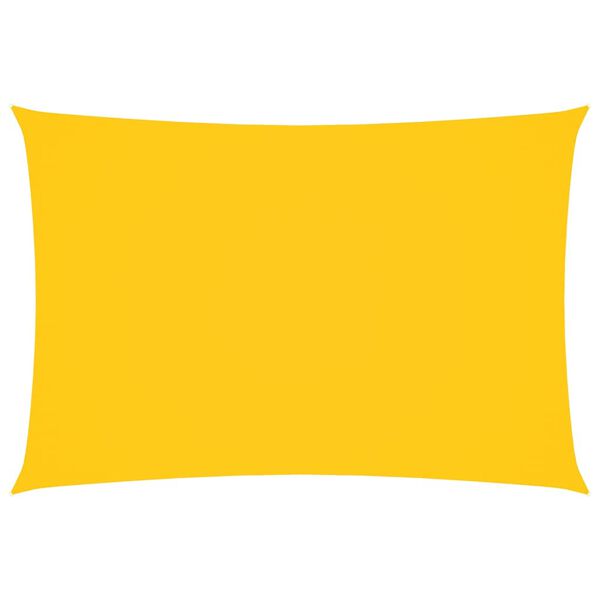 vidaXL Zonnescherm rechthoekig 3x5 m oxford stof geel