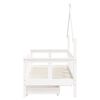 vidaXL Kinderbedframe met lades 70x140 cm massief grenenhout wit
