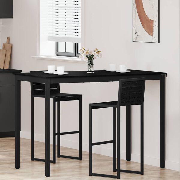 vidaXL Staande Bartafel Bewerkt hout