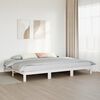 vidaXL Bedframe Family zonder matras 270x200 cm massief grenenhout wit