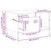 vidaXL Salontafel 68,5x50x43,5 cm koudgewalst staal antracietkleurig