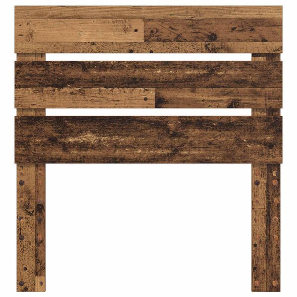 vidaXL Hoofdbord Oudhout 75 cm Bewerkt hout