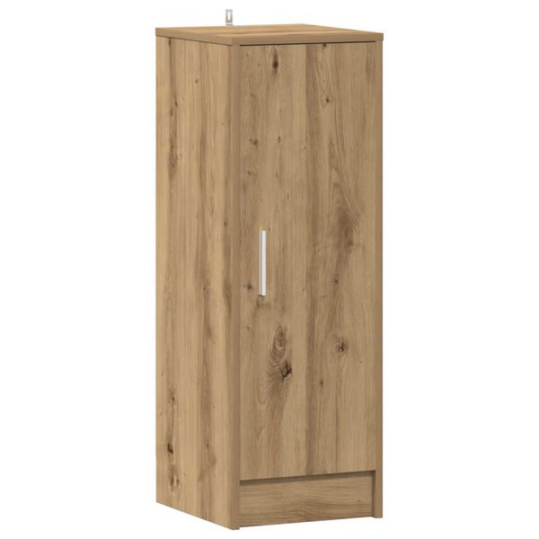 vidaXL Schoenenkast 32x35x92 cm bewerkt hout oud houtkleurig