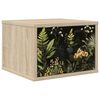 vidaXL Wandkastje RHENEN Sonoma Eiken 36 x 33 x 25 cm Bewerkt hout