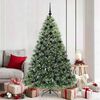 vidaXL Kunstkerstboom met 300 LED met standaard Groen 180 cm PE en PVC