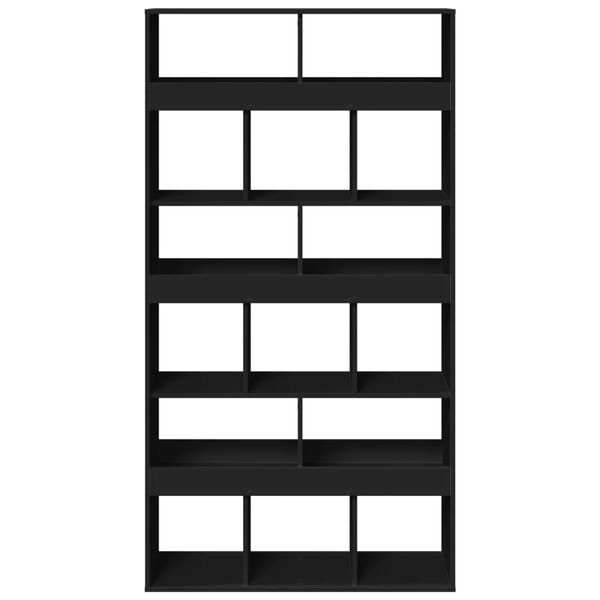 vidaXL Kamerscherm 100x33x187,5 cm bewerkt hout zwart