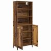vidaXL Hoge kast 2 pcs Oud hout Bewerkt hout