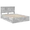 vidaXL Bedframe met lade Beton Grijs 140 x 200 cm Ingenieurshout