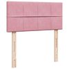 vidaXL Ottoman bed met matras 80x200cm fluweel roze