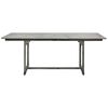 vidaXL Tuintafel (150-200)x100x75 cm massief acaciahout