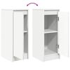 vidaXL Dressoir 29,5x34x76 cm spaanplaat wit