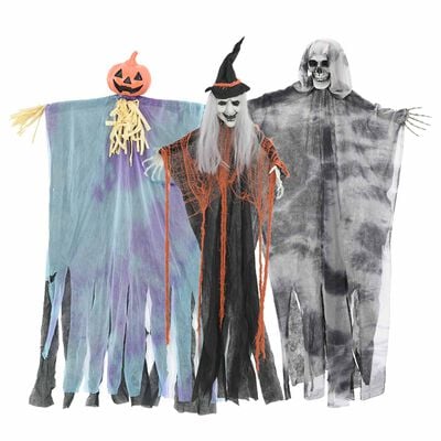 Halloween-hanggeesten 3 st. meerkleurig 61 x 97 cm