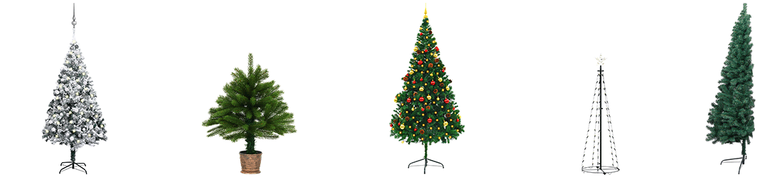 types of artificial Christmas trees