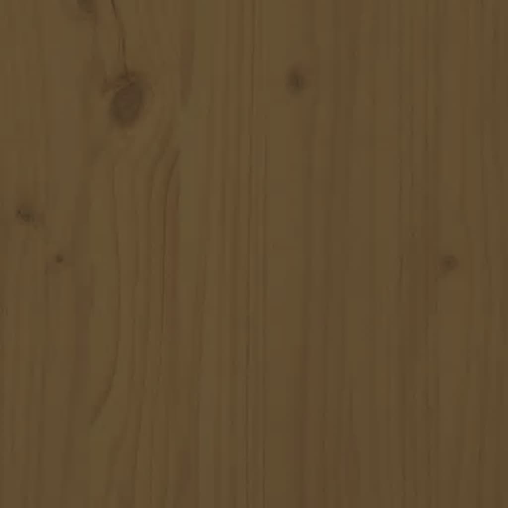 vidaXL Tuintafel 82,5x82,5x76 cm massief grenenhout honingbruin