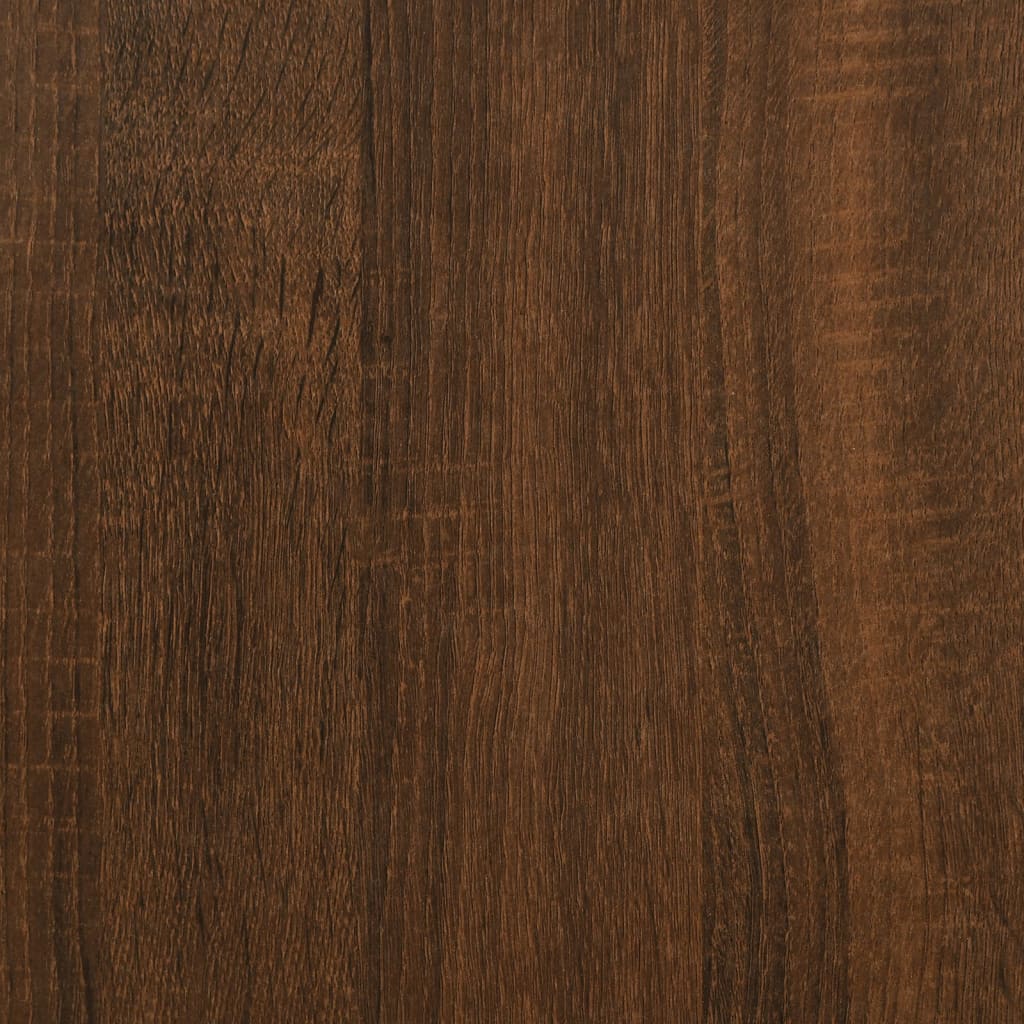 vidaXL Wandkast 60x31x70 cm bewerkt hout bruin eikenkleur