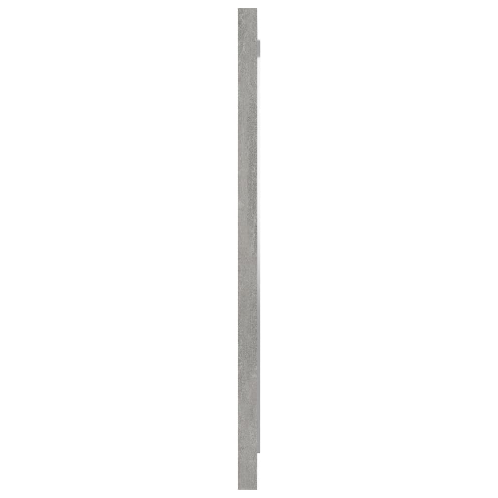 vidaXL Badkamerspiegel 40x1,5x37 cm spaanplaat betongrijs