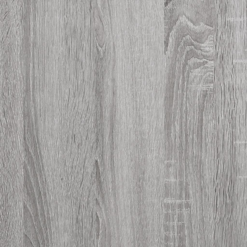 vidaXL Nachtkastje 40x35x47,5 cm bewerkt hout grijs sonoma eikenkleur
