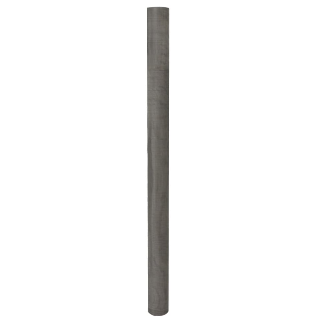 vidaXL Gaas 150x500 cm roestvrij staal zilverkleurig