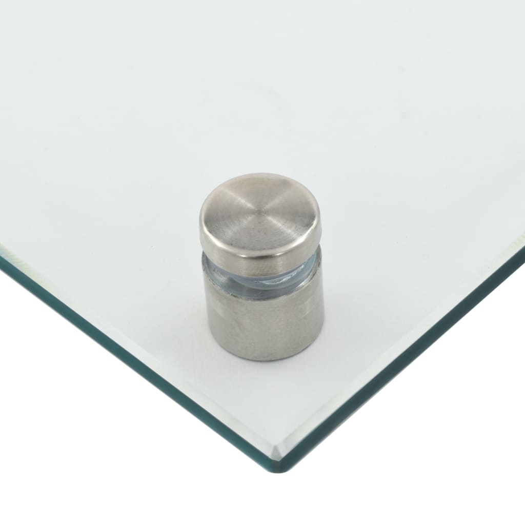 vidaXL Spatscherm keuken 70x50 cm gehard glas transparant