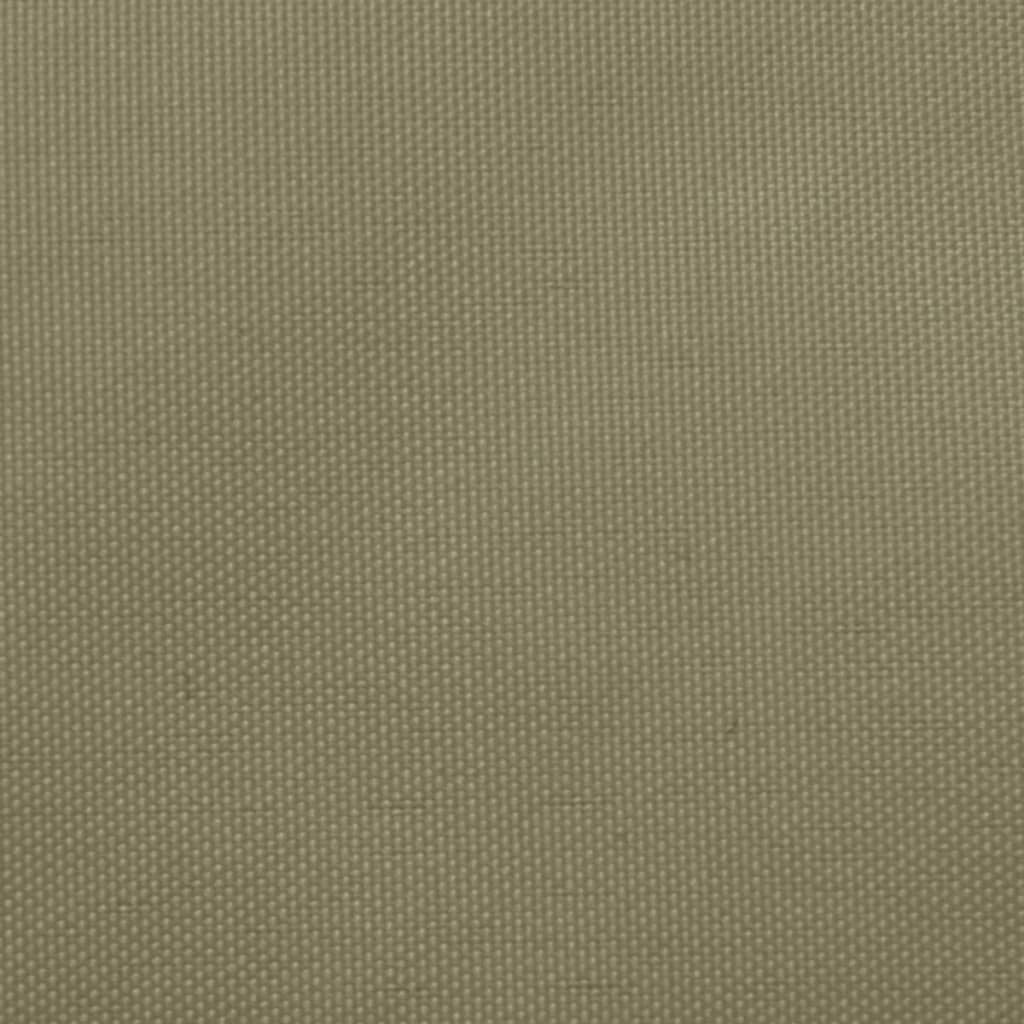 vidaXL Zonnescherm trapezium 3/4x3 m oxford stof beige