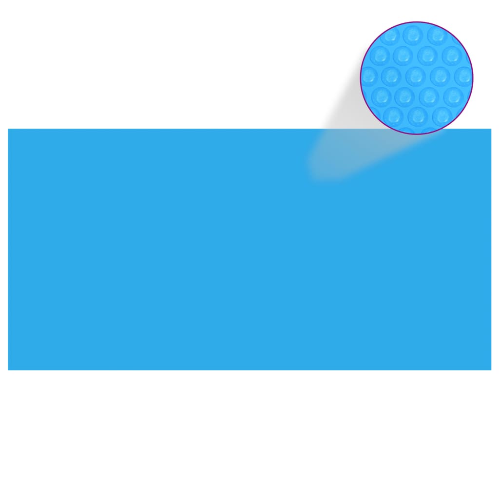 vidaXL Zwembadhoes 488x244 cm PE blauw