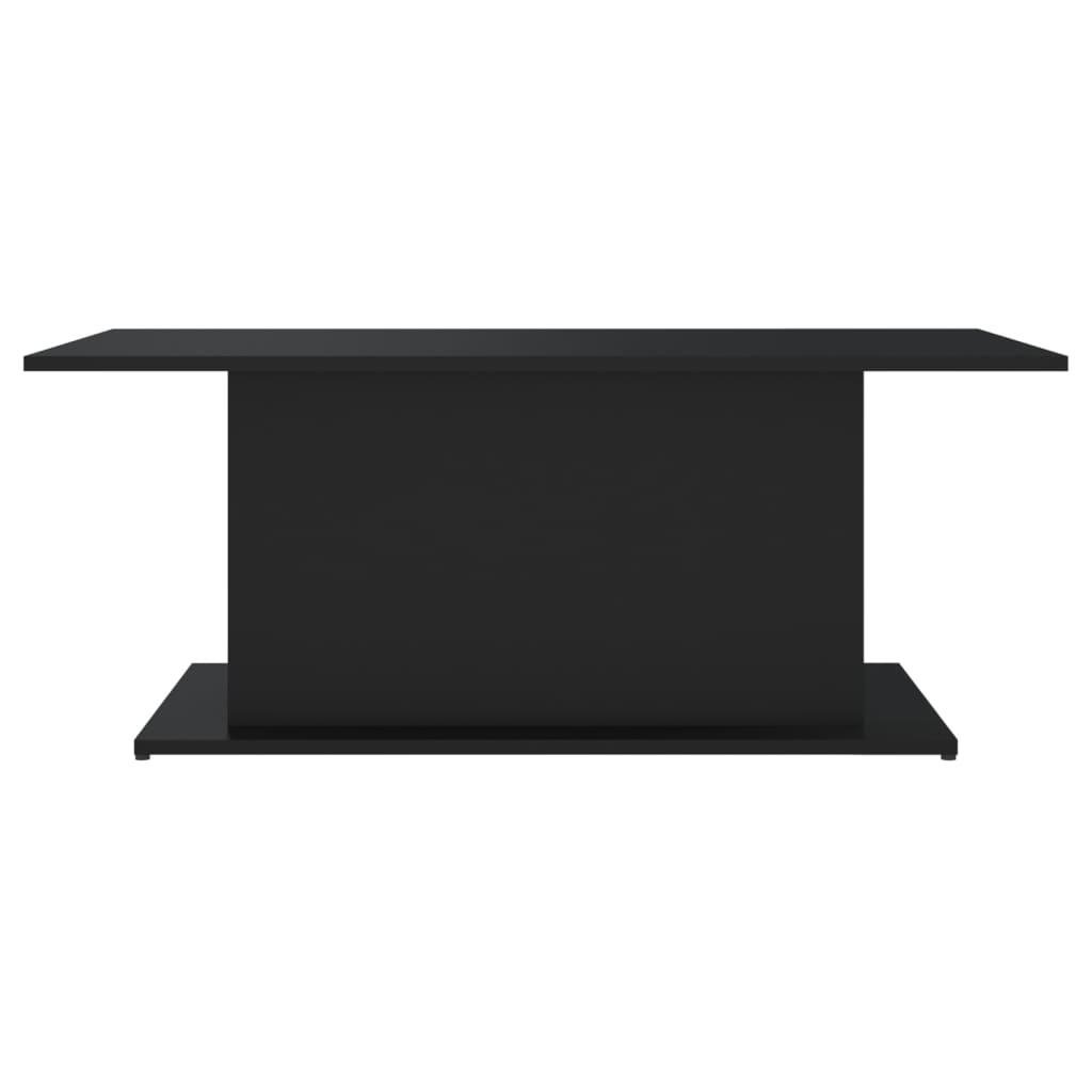 vidaXL Salontafel 102x55,5x40 cm spaanplaat zwart