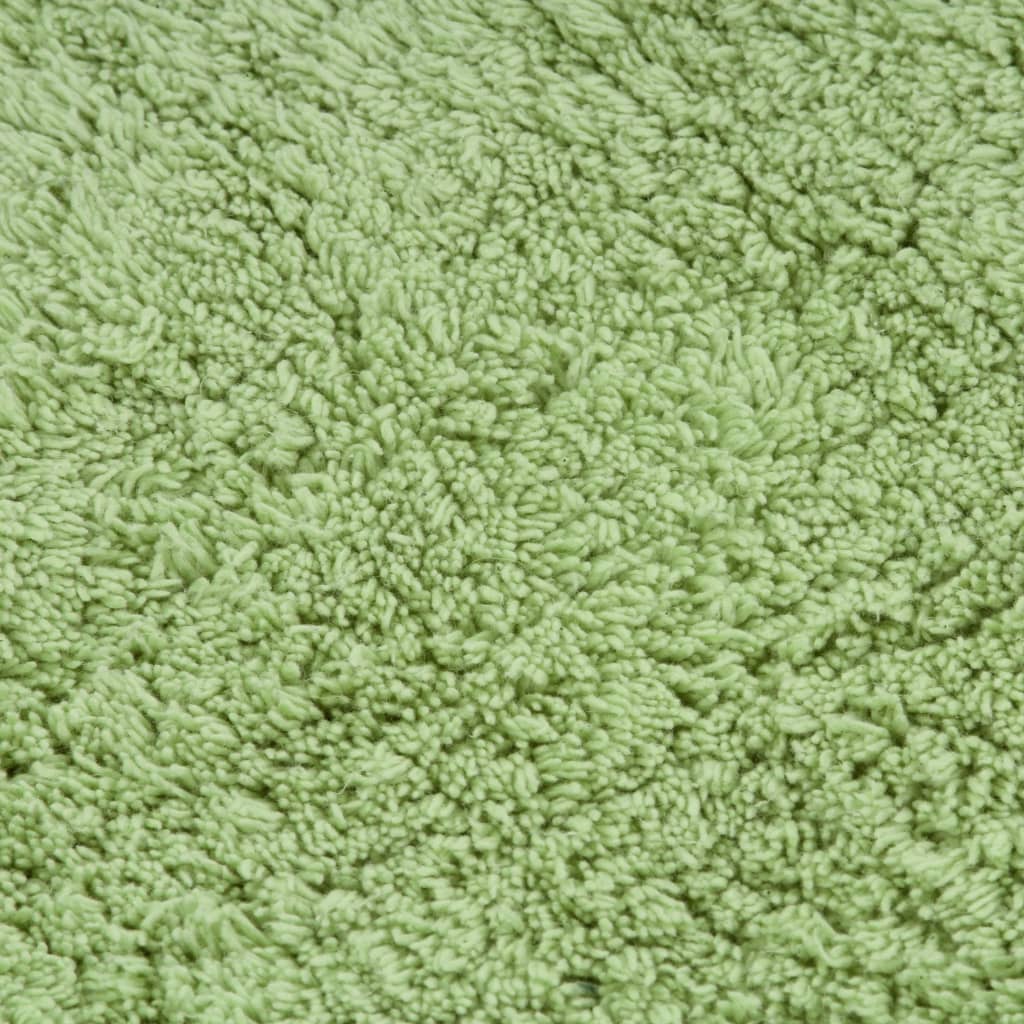 vidaXL Badmattenset stof groen 2-delig