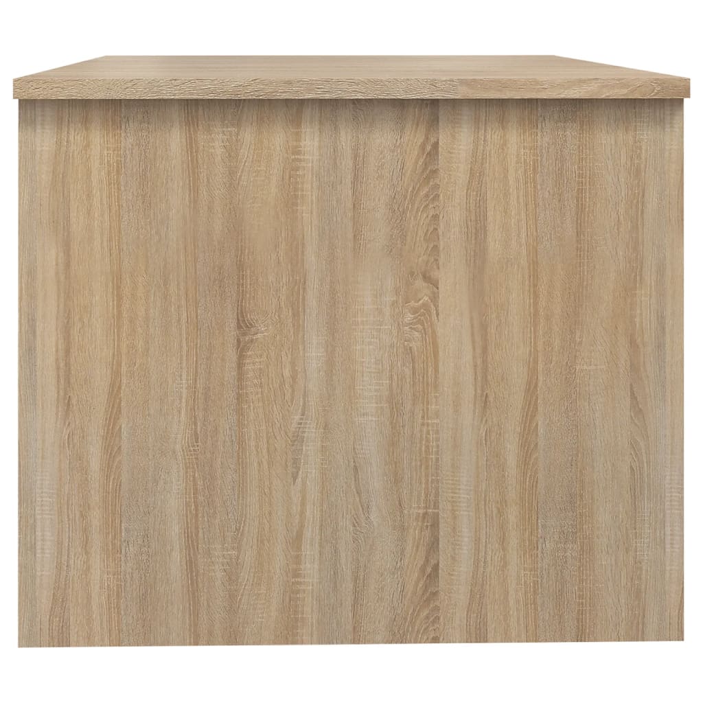 vidaXL Salontafel 80x50x42,5 cm bewerkt hout sonoma eikenkleurig