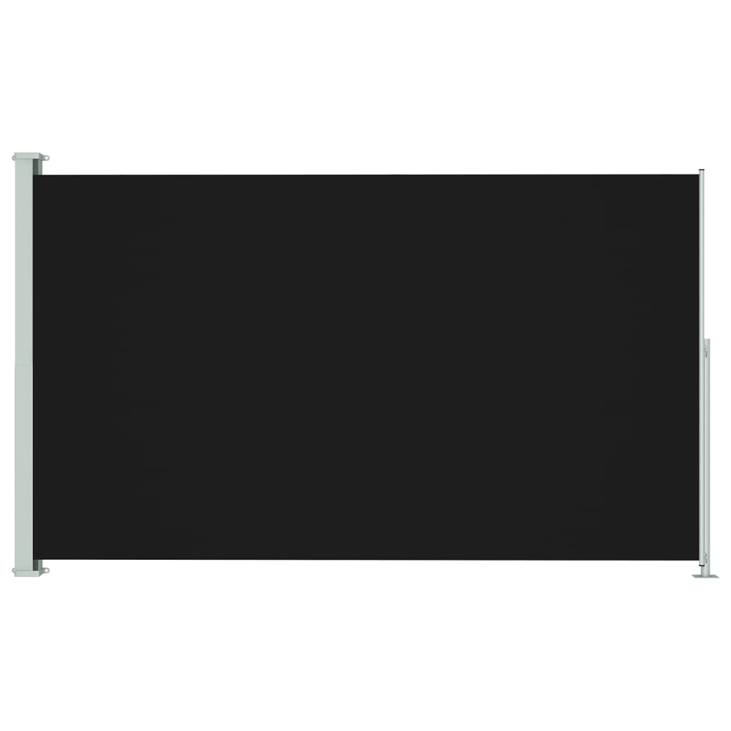 vidaXL Tuinscherm uittrekbaar 200x300 cm zwart