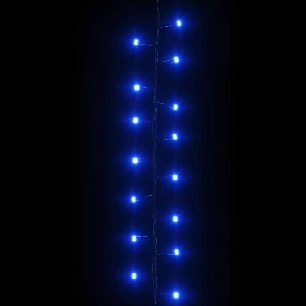 vidaXL Lichtslinger compact met 1000 LED's blauw 25 m PVC