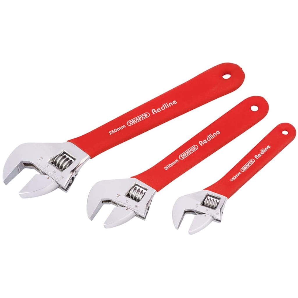 Draper Tools Redline Verstelbare moersleutel set 3-dlg 67634