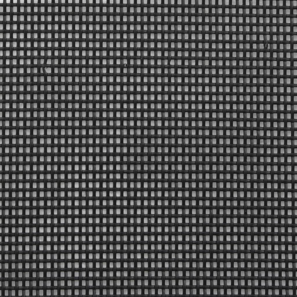 vidaXL Huisdierenhek uittrekbaar 82,5x125 cm zwart