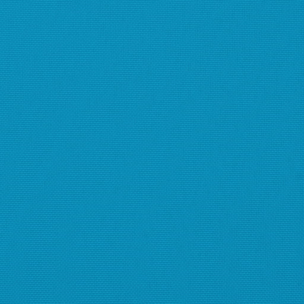 vidaXL Palletkussen 70x40x12 cm stof blauw