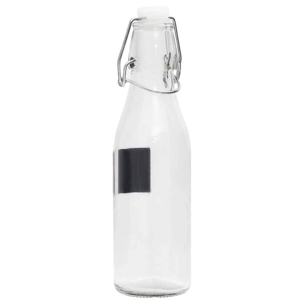 vidaXL Flessen met beugelsluiting 12 st 250ml rond glas