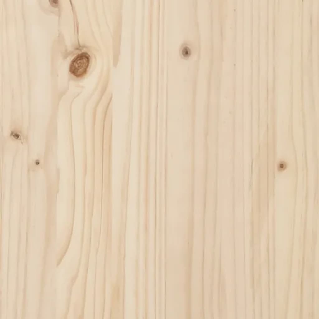 vidaXL Bedframe massief hout 75x19 cm