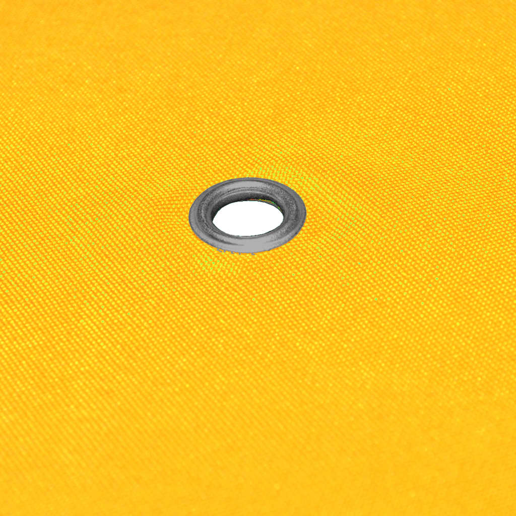vidaXL Prieeldak 2-laags 310 g/m² 4x3 m geel