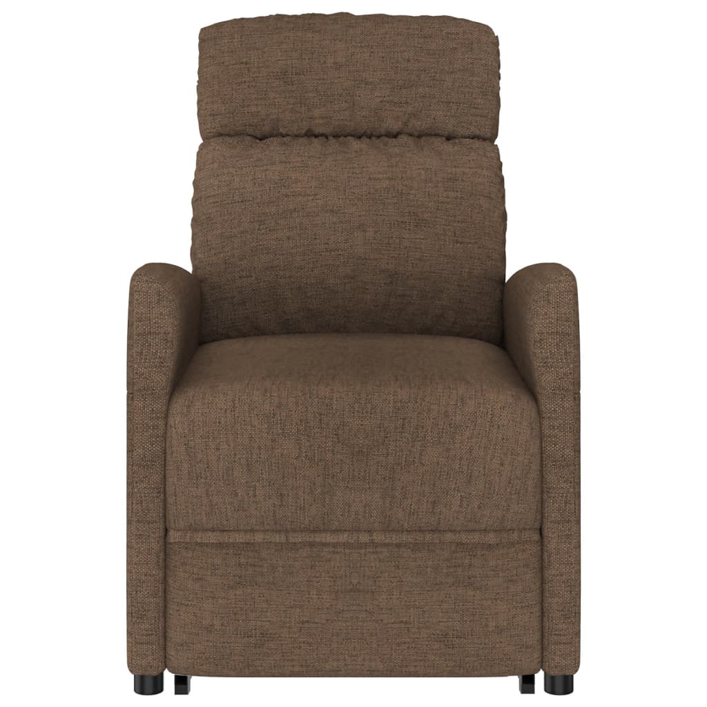 vidaXL Sta-op-stoel stof bruin