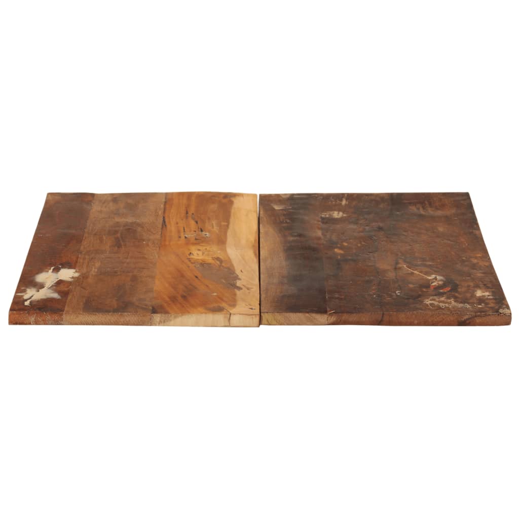 vidaXL Tafelblad rechthoekig 15-16 mm 60x70 cm massief gerecycled hout